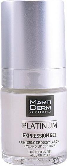 Гел за контурa на очи и усни Martiderm Platinum Expression, против брчки, 15ml