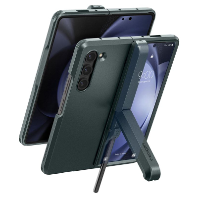 Kapak për Samsung Galaxy Z Fold5 Spigen Tough Armor, i gjelbër