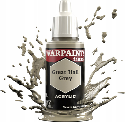 Bojë akrilike The Army Painter Warpaints Fanatic Great Hall Grey, 18ml, gri neutrale