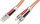 Kabllo optike Digitus FO Patch, LC/ST, MM OM2 50/125, Duplex 10m
