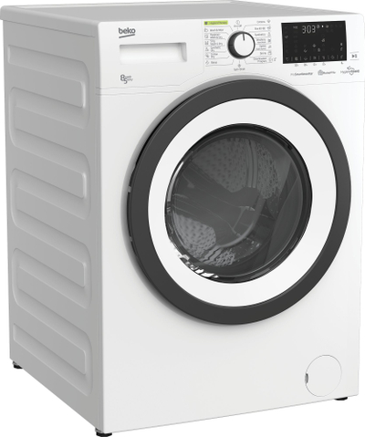 Lavatriçe-tharëse Beko HTV8736XSHT, 8kg 5kg, me ekran dixhital, e bardhë