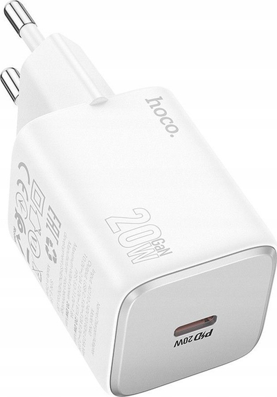 Karikues muri Hoco N40, 20W, QC PD, i bardhë