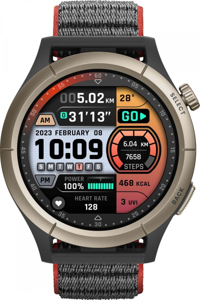 Orë e zgjuar Amazfit Cheetah Pro Run Track, GPS, 47mm, e zezë