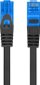 Kabllo rrjeti Lanberg Patchcord CAT.6A S FTP, 0.5m, LSZH, e zezë