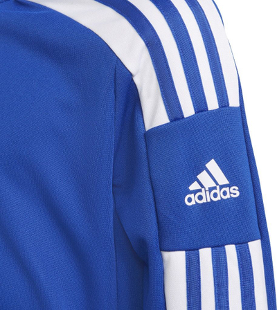 Bluzë sportive për kalamaj Adidas Squadra 21 Jr GP6469, Aeroready, me zinxhir 1/4, blu