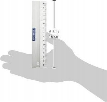 Vizore alumini Staedtler Mars 563 15, 15 cm, argjendtë