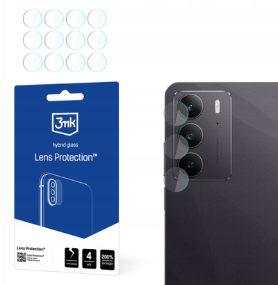 Заштитно стакло за камера 3mk Lens за Realme C75x, проѕирно