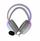 Kufje gaming White Shark GH-2342 Firefly, 50mm, me kabllo, t'bardha