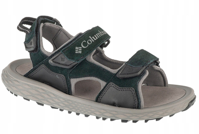 Sandale për burra Columbia Konos Hiker 3 Strap, nubuck edhe tekstil, shollë gome, të zeza