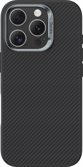 Mbulesë telefoni Benks Armor Pro për iPhone 16 Pro, e hollë, e zezë