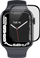 Mbrojtës ekrani eSTUFF ES501023 për Apple Watch Series 6 7 8, xham hibrid, i tejdukshëm