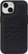 Këshe telefoni Audi GT me lëkurë sintetike, për iPhone 15 6.1", hardcase, e zezë