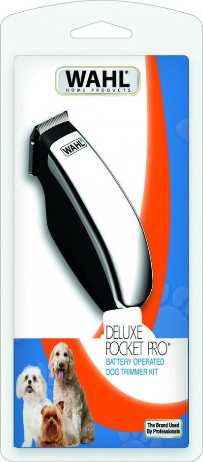 Makine qethëse për qen Wahl Deluxe Pocket Pro WA9962-2016, me bateri, inox, e argjendtë