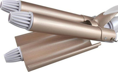 Pajisje për stilimin e flokëve Aptel, 100 W, e bardhë/florinjtë