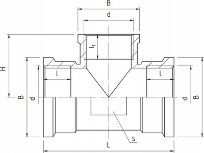 Trung reduktues bronzi PERFEXIM, 1" F, 3/4" F