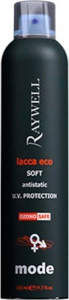Sprej flokësh Raywell Eco Soft Spray Antistatic Strong Hold, fiksim i fortë, 350 ml