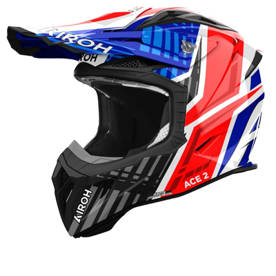 Kaskë motocross Airoh Aviator Ace 2 Proud, për të rritur, madhësia M, shumëngjyrëshe