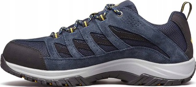 Këpucë trekking Columbia Crestwood 1781181464, burra, lëkurë veluri, nr 44.5, blu navy