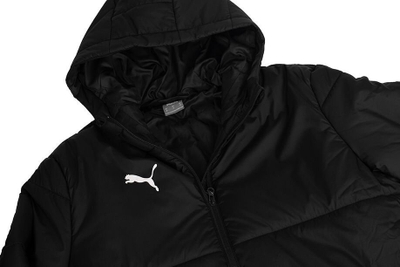 Детска зимска јакна Puma Bench Jr 657269 03, со капа, RainCell, црна