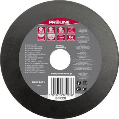 Disk gërryes për metal Profix Proline, 125 mm, i zi