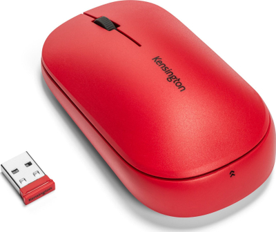 Mouse pa tel Kensington SureTrack Dual, Bluetooth dhe 2.4GHz, DPI i rregullueshëm, i kuq