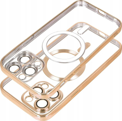 Mbrojtëse telefoni Electro Mag për iPhone 11 Pro, silikon, MagSafe, transparente
