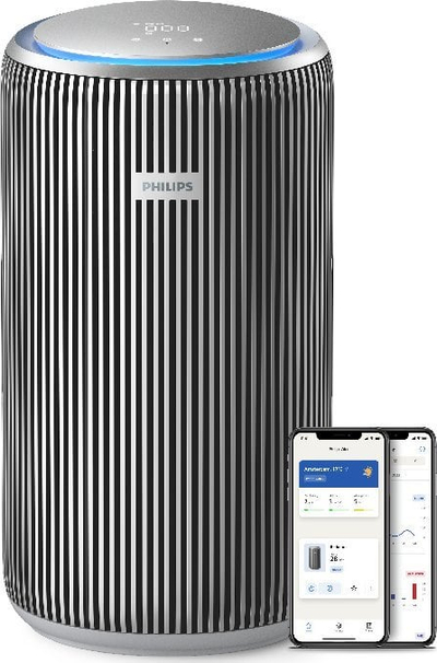Pastrues ajri Philips PureProtect Pro 4200 AC4220/12, 600 m³/orë, ekran me prekje, argjendtë
