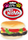 Lodër qenish Pet Nova Vinyl Burger, 9cm, me zë, shumëngjyrëshe