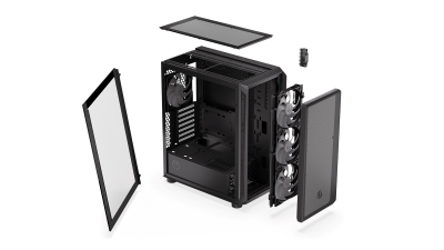 Kuti PC Endorfy Arx 500 ARGB EY2A011, ATX, xham i temperuar, e zezë