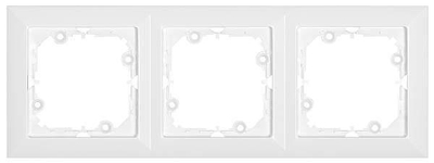 Abex Pearl Frame 3-Fold, White