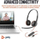 Kufje me mikrofon Poly Blackwire 3220, stereo, USB, të zeza