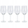 Set gotash EH Excellent Houseware 94521, 600 ml, xhami transparent, 4 copë