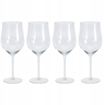 Set gotash EH Excellent Houseware 94521, 600 ml, xhami transparent, 4 copë