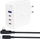 Karikues muri Acefast A37, 100W PD GaN, 4x USB, i bardhë