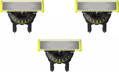 Tehet zëvendësuese Philips OneBlade QP430/50, 3 copë, ngjyrë e gjelbër