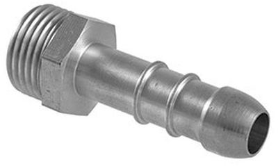 Adapter gypi TDM Brass Male Hose Nipple, 1/2", për LPG, i nikluar