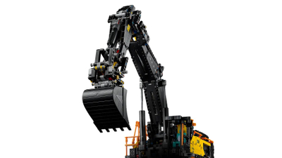 Lodër maket Volvo EC500 Hybrid Excavator, model ndërtimi, dekor, e verdhë