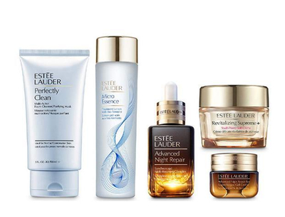 Set Estée Lauder Nightly Skincare Experts, 5 elemente
