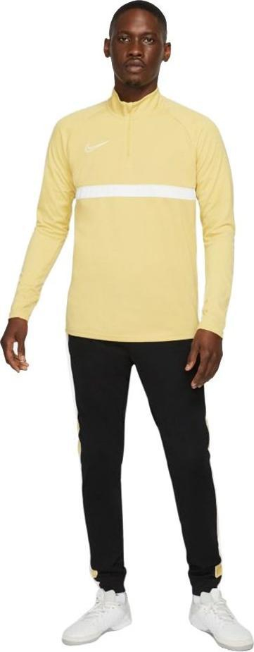 Bluzë sportive Nike Dri Fit Academy 21 për burra, me mëngë t'gjata, e verdhë