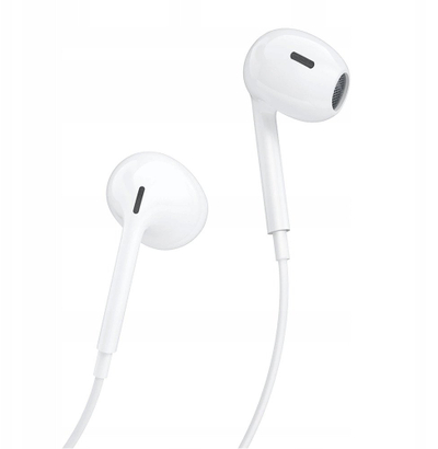 Kufje in ear Dudao X14PROT, USB Type C, me mikrofon, të bardha