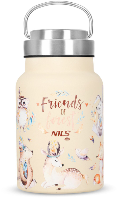 Shishe izotermike NILS Camp NC3806, çelik inox, pa BPA, jeshile
