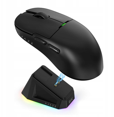 Maus gaming AJAZZ AJ159 Pro, pa tela me Bluetooth, me sensor PAW3395, i zi