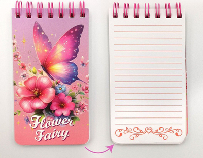 Set kreativ Stnux Flower Fairy, 10 gjëra, për zbukurim ditari, shumëngjyrësh