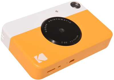 Инстант камера Kodak Printomatic, Zink 2x3", дигитална, жолта