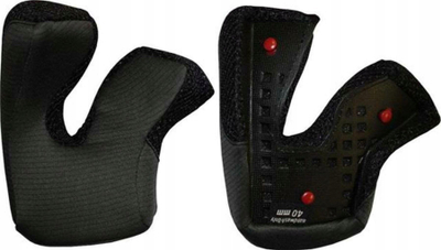 Jastëkë faqeje Bell Cheek Pads FULL-9, 45mm, XS, të zinj
