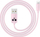 Kabllo USB Lightning Hoco KX1, 1m, rozë