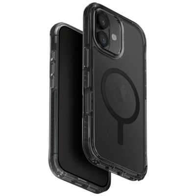 Kapak telefoni Uniq Combat për iPhone 17, Magclick, i fortë kundra goditjeve, i zi