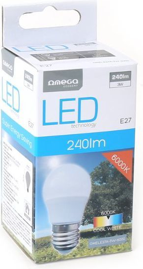 Poç elektrik Omega LED COMFORT 6000K E27 240 3W 