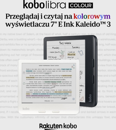 Kobo Libra Colour eReader, 7" E Ink Kaleido 3 дисплеј
