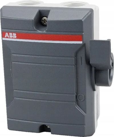 Çelës shkëputës ABB 4-Pole, IP65, gri